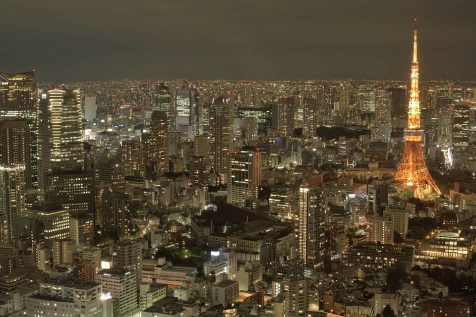東京シティビュー夜景写真