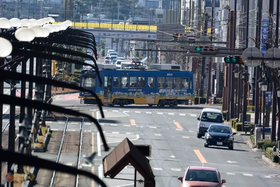 豊橋市の路面電車写真