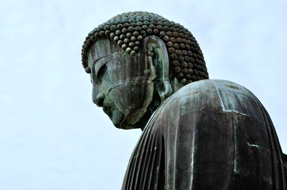鎌倉の大仏の大きさ１１ｍの写真