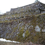 岩村城の六段石垣写真